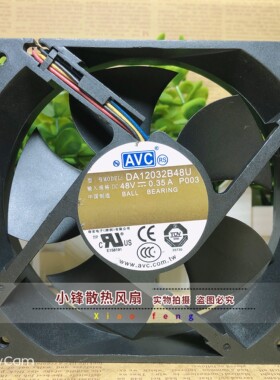 原装AVC DA12032B48U/M 12cm 12032 48V 工控机 变频器 散热风扇