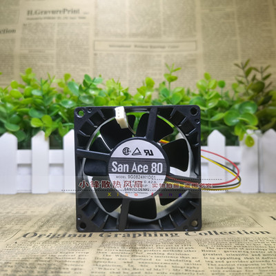 原装三洋 8038 9G0824H1E03/D01 24V 0.42A 8cm 变频器 散热风扇