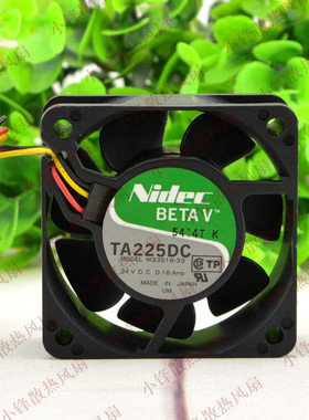 全新原装Nidec 6025 0.18a TA225 DC24v M33516-16B 散热风扇风机