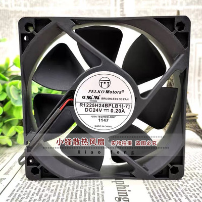 PELKOMOTORS R1225H24BPLB1-7 12025 12cm 24V 0.20A 散热风扇