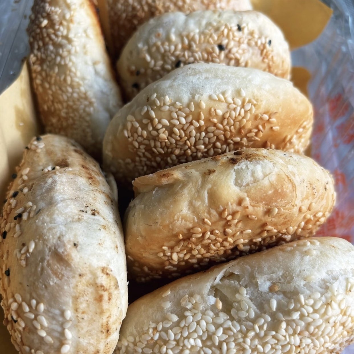 苏州葑门横街潘记隆蟹壳黄烧饼苏州特色小吃昆艺茨菇片脆皮面包,粮油调味/速食/干货/烘焙,馅饼/烧饼/锅盔,淘宝优惠券,粉丝福利购,淘宝优惠卷