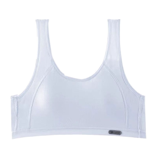 纯棉少女内衣运动小背心发育期初中生高中生薄款固定杯无钢圈文胸
