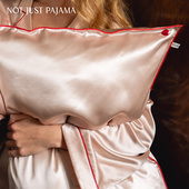 新年礼物 爱心刺绣22姆米真丝枕套眼罩礼盒 Pajama Not Just