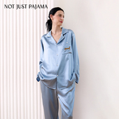 Not 家居服 腊肠小狗22姆米真丝睡衣女长款 Just Pajama