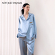 Not 家居服 腊肠小狗22姆米真丝睡衣女长款 Just Pajama
