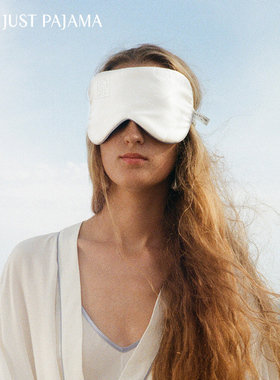 Not Just Pajama水系列 边缘撞色玻尿酸22姆米真丝眼罩遮光