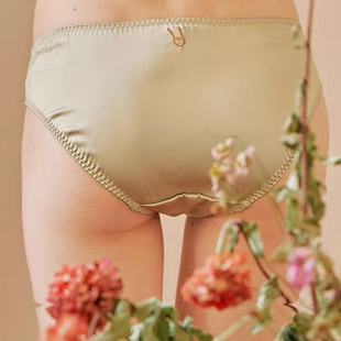 透气桑蚕丝三角裤 Not 女盛夏午后系列夏季 Pajama真丝内裤 Just