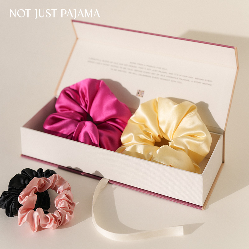 NJP真丝发圈中号混合装