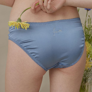 桑蚕丝低腰薄款 Not 女单条礼盒装 Pajama真丝内裤 透气 Just