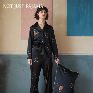Pajama Just 重磅真丝睡衣女款 长袖 礼物推荐 枕套套装 Not