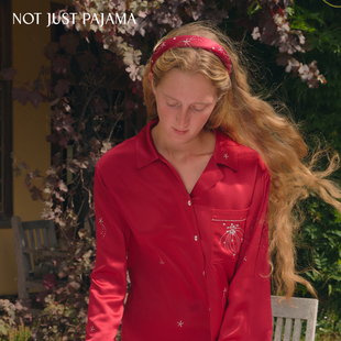 Just 发圈 Pajama 睡衣 发箍礼盒 VEGA节日限定真丝刺绣长袖 Not