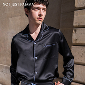 NOT JUST PAJAMA22姆米真丝长袖 丁程鑫同款 睡衣男套装