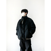 型 立领解构设计面包棉服 加厚情侣外套 短款 显高版 BUGU 保暖简约