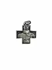 ANDROLOMUSIA "CHAINED" Cross Bonder Silver Dark Pioneer Necklace Pendant Accessory