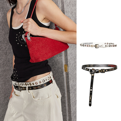 WEARABLE EVENT 【宋茜同款】金属皮革腰带