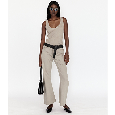 WEARABLEEVENT曲线牛仔喇叭裤