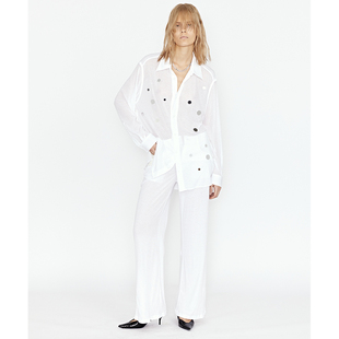 【当然是当同款】WEARABLE EVENT镜面装饰针织衬衫