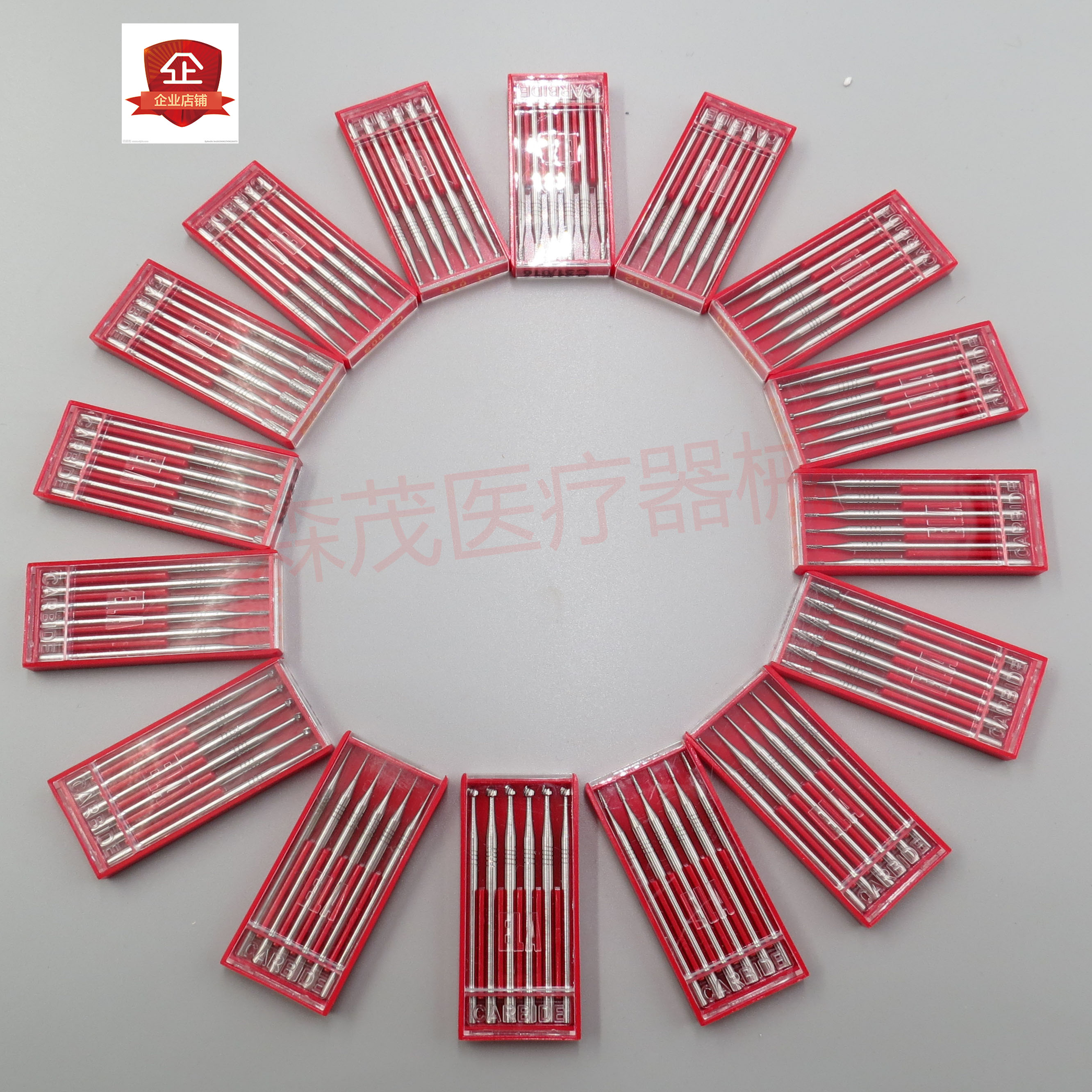 牙科材料正品德国进口ELA钢针低速钨钢车针 6支/盒型号齐全牙花针