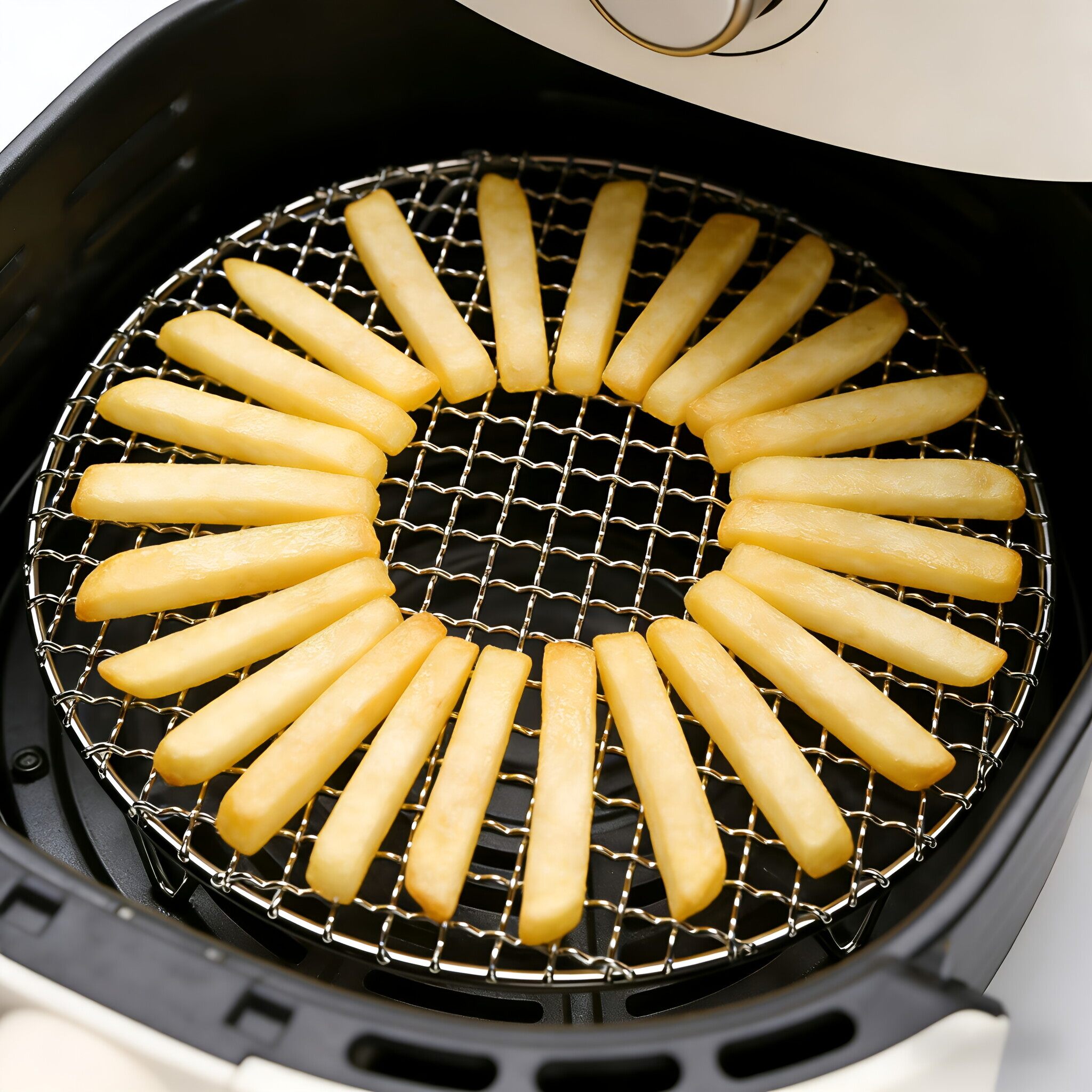 空气炸锅烤架气炸锅配件圆烤网圆形带脚电陶炉烤网围炉煮茶烤网