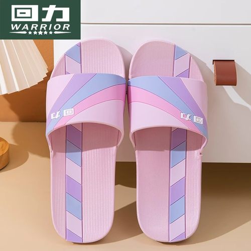 回力PVC一字型防滑耐磨凉拖鞋女