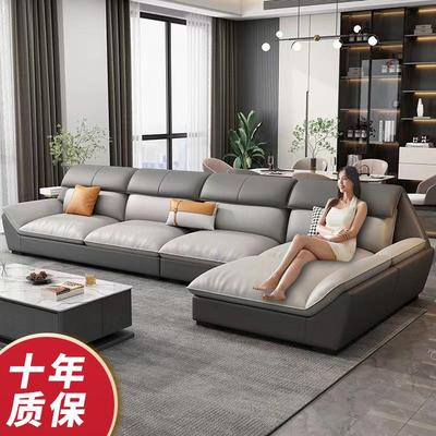 科技布沙发客厅组合北欧现代简约大小户型直排三四人布艺乳胶沙发