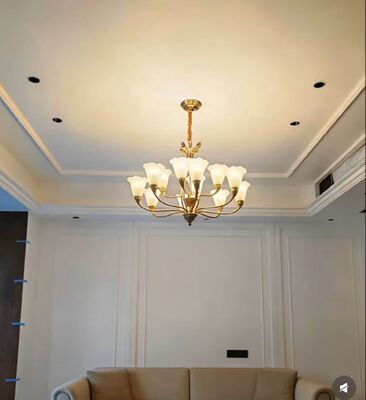 艾菲特繁花系列8+4客厅灯法式美式