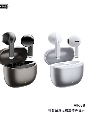 REMAX睿量 锌合金真无线立体声蓝牙音乐耳机半入耳智能触控耳机M6