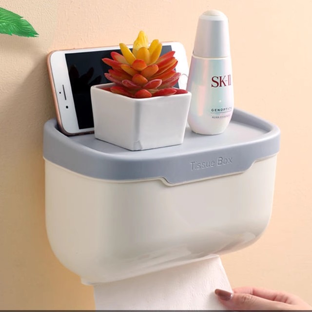 免打孔防水纸巾架开博尔