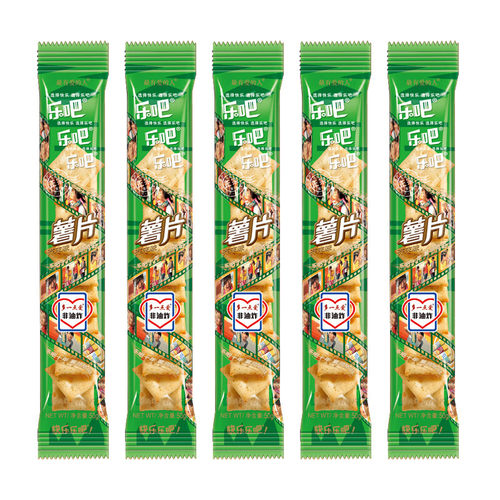 乐吧芥末味薯片非油炸