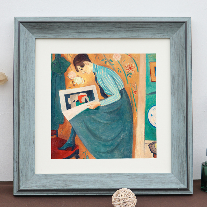 实木油画框挂墙A4A3像框