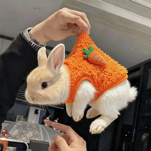 兔子衣服秋冬可爱超小号背心