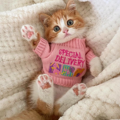 猫咪衣服幼猫奶猫奶狗小号毛衣