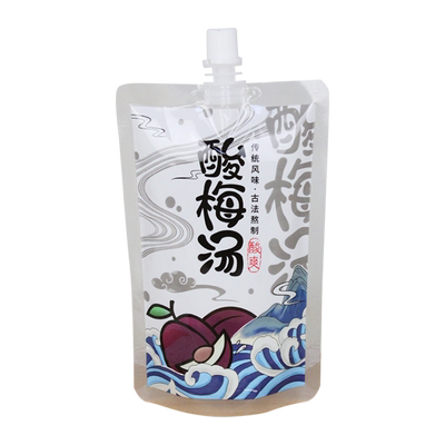 酸梅汤吸嘴袋一次性打包袋自立