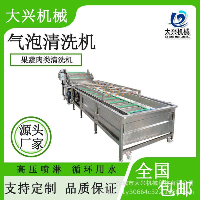 大型肉制品海参龙虾气泡清洗机蔬菜洗菜机肉类鱼类解冻清洗流水线,清洗/食品/商业设备,果蔬加工设备,淘宝优惠券,粉丝福利购,淘宝优惠卷