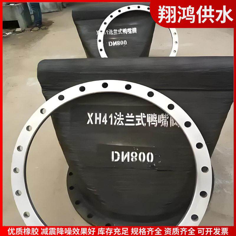 41X橡胶鸭嘴阀缓闭止回阀 管网排水配件堤坝排水防倒灌阀门