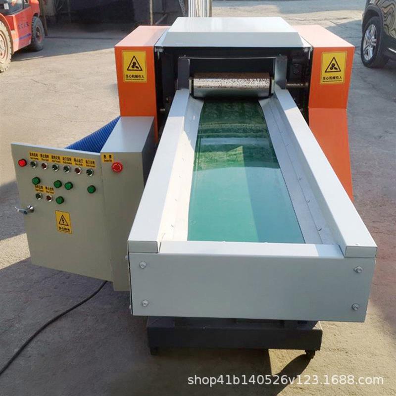 皮革边角料粉碎机 玻璃纤维布切条机 小型自动玻璃回丝短切机