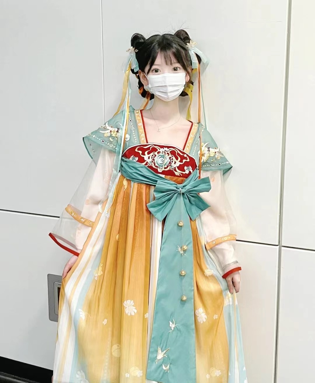 原创汉服女【遇见神鹿】瑶瑶公主COS齐胸吊带连衣裙国风春夏秋季_虎窝淘