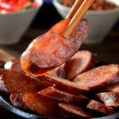 正宗麻辣香肠湖北恩施特产利川农家手工制作柴火烟熏土猪腊肠500g