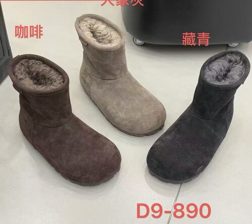 2026新款复古内增高真皮雪地靴女冬季新款平底时装靴加绒保暖