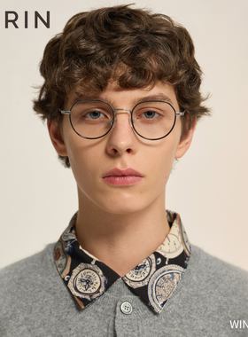 CARIN眼镜框架钛男女新款WINN高级感复古文艺学院风近视可配度数