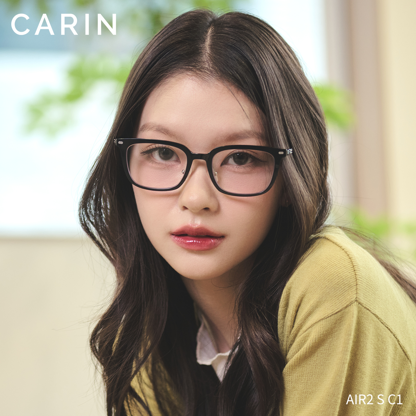 【代王直播间】CARIN新款眼镜框高级感AIR2男女方圆框近视可配