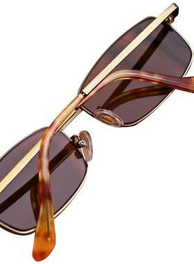 东海天然水晶石头镜时尚商务款太阳镜清凉养眼墨镜全框方形眼镜