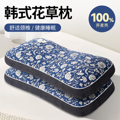 韩式碎花老粗布面包枕单独枕套一只装家用成人透气