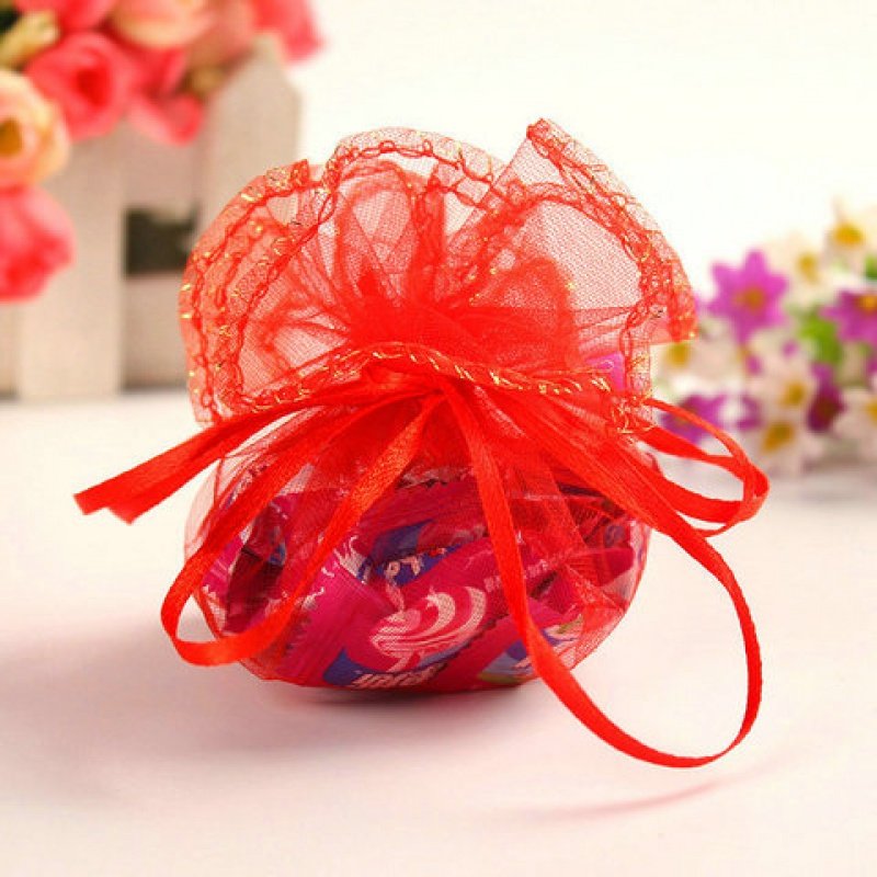 婚庆用品创意婚礼喜庆喜袋纱袋马口铁盒子亮片圆形包装袋|msdalam kategori bekalan perayaan/hadiah, mangkuk gula/aksesori kotak gula-gula - dari Buy2taobao.com untuk memberikan perkhidmatan ejen Taobao profesional membeli