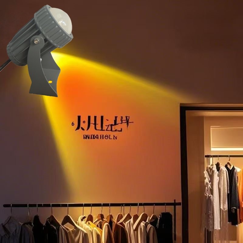 网红户外防水彩色射灯日落灯户外酒吧网红灯招牌牌匾夕阳落日射灯,家装灯饰光源,投光灯/泛光灯,淘宝优惠券,粉丝福利购,淘宝优惠卷