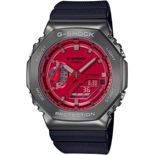 Shock时尚 代购 卡西欧CASIO 休闲红色表盘中性手表GM2100B