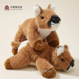 实体同款正版趴趴傻狍子毛绒公仔丑萌玩偶儿童睡觉抱男生生日礼物