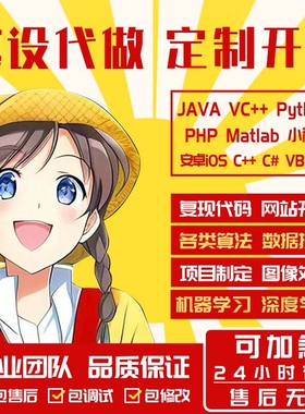 计算机程序设计javaweb网站开发安卓APP编程qt软件微信小程序定制