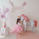 PanParty独角兽主题生日派对节日装 扮发箍站立造型卡通数字气球