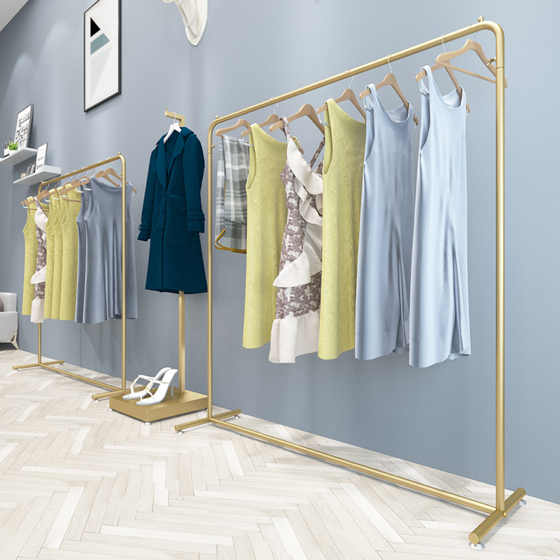 衣架落地服装店展示架女装货架网